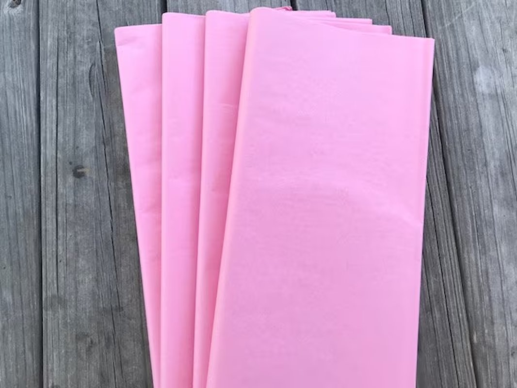 Wrapping Paper Dark Pinktissue Paper / Bulk Tissue Paper Pink 24 Sheets / Premi