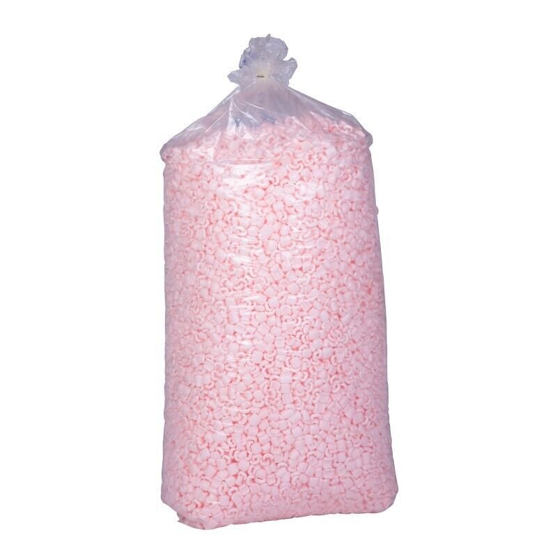 Big Bag Pink Anti Static Popcorn 26 Gal Free Shipping Packing Peanuts 3.5 Cu Ft