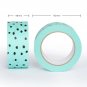 Packing Tape , Printed Black Polka Dot Tape on Mint ,White Tape,Packaging,Patter