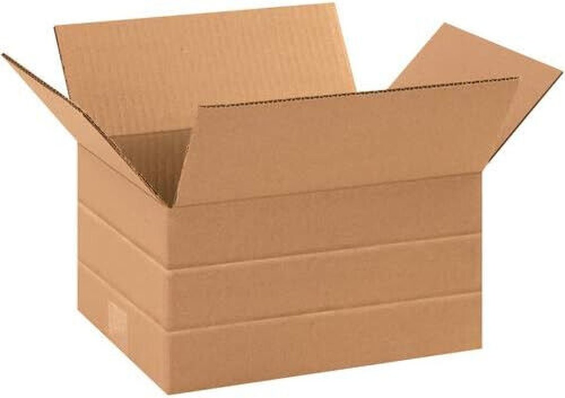 Corrugated Boxes Multi-Size 25-10" x 8" x (2, 4, 6") Corrugated Boxes