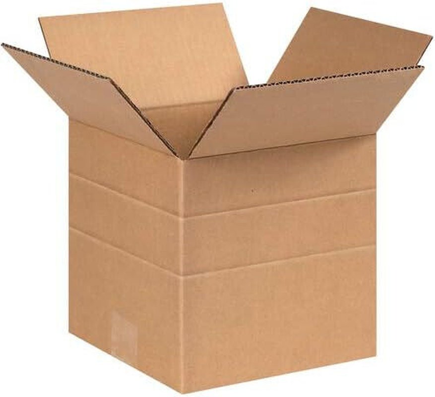 Shipping Packing 25 9" X 9" X 9" Multi-Depth Corrugated Boxes