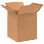 25 10" X 10" X 12" Multi-Depth Corrugated Boxes