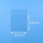 100 4 1/2 X 4 1/2 Inch Clear Cello Bag Self Sealable Bag Cellophane Packaging Pa