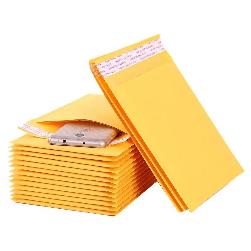 Packaging Envelopes100 Kraft Poly Bubble 6"X10" Bubble Mailers Self Seal Padded