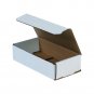 Boxes Mailers Die Cut Tuck Flap Boxes 50 9" X 4" X 3" White Corrugated Mailers D