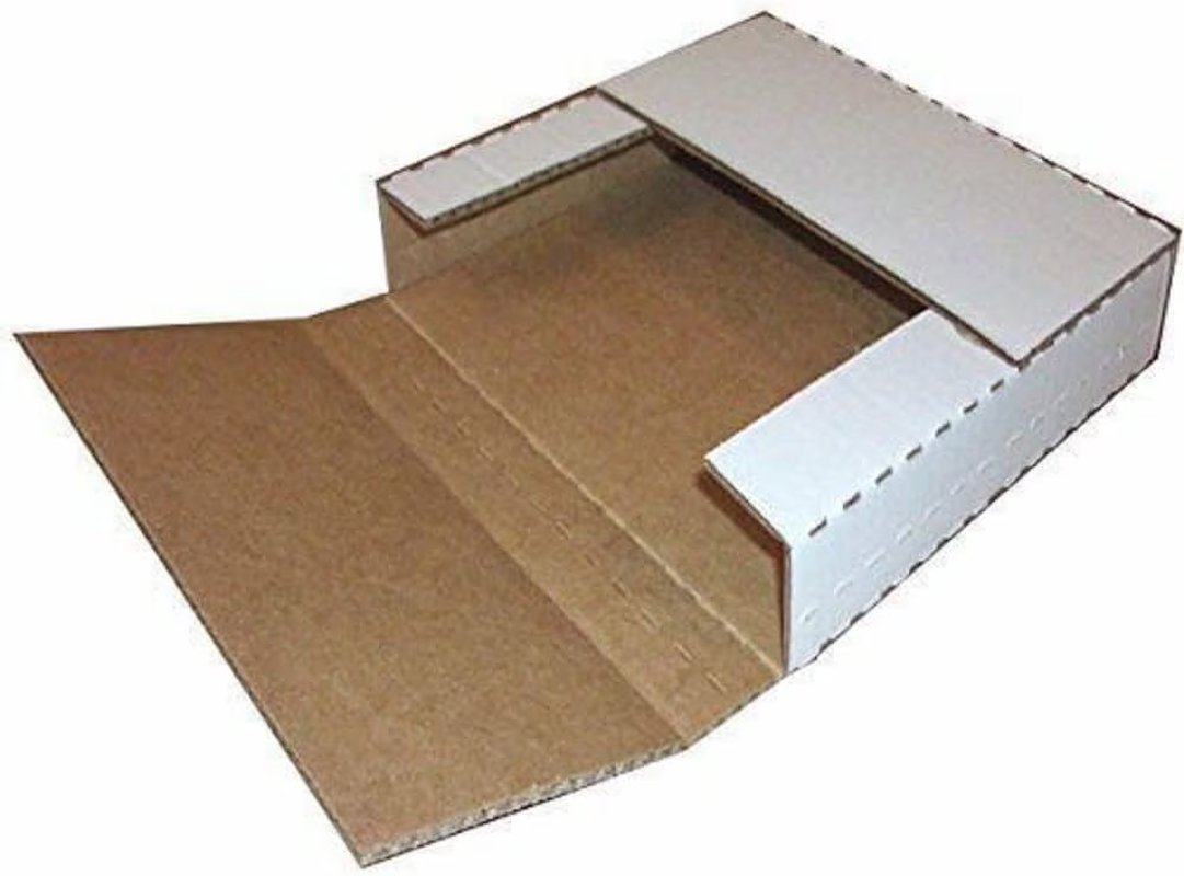100 LP Premium Record Album Mailers Book Box Variable Depth Laser Disc Mailers P