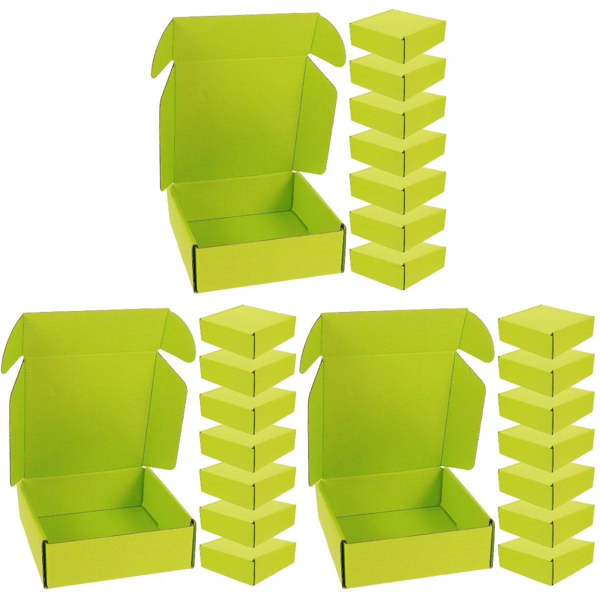 24 Pcs Shipping Box Mailing Container Corrugated Storage Boxes Decorative Paper