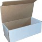 50 8X3X3 White Cardboard Paper Boxes Mailing Packing Shipping Box Corrugated Car