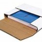 50 Computer Rpt. Bookfolds 15 X11-1/8 X2 White Multi Depth Corrugated Mailer Box