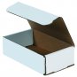 Boxes Mailers Die Cut Tuck Flap Boxes 50 8" X 5" X 3" White Corrugated Mailers D
