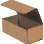 50 17-1/2" X 3-1/2" X 3-1/2" Kraft Corrugated Mailers Die Cut Tuck Flap Boxes