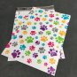 200 10X13 Colorful PAW PRINTS Poly Mailers Envelopes Shipping Bags Dogs Cats