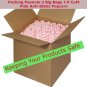 Packing Peanuts 7.0 Cu Ft - 2 Big Bags Pink anti Static Popcorn Free Shipping
