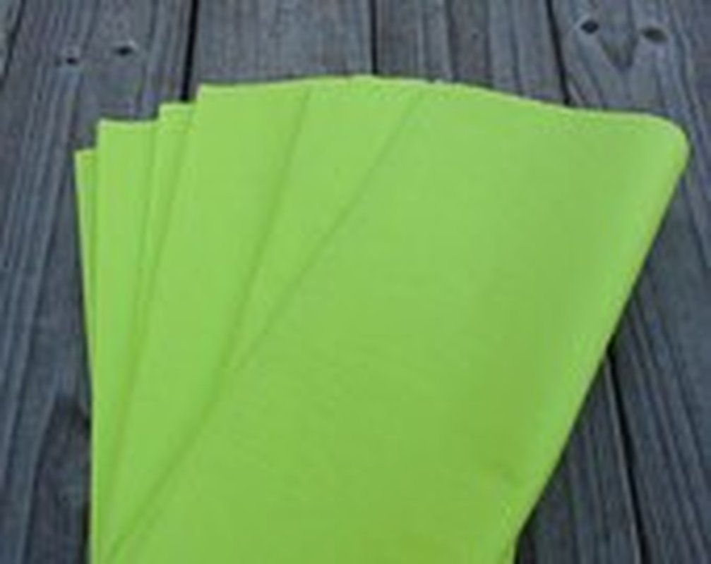 Wrapping Paper Tissue Paper / 24 Sheets Neon Yellow Tissue Paper 20"X30"