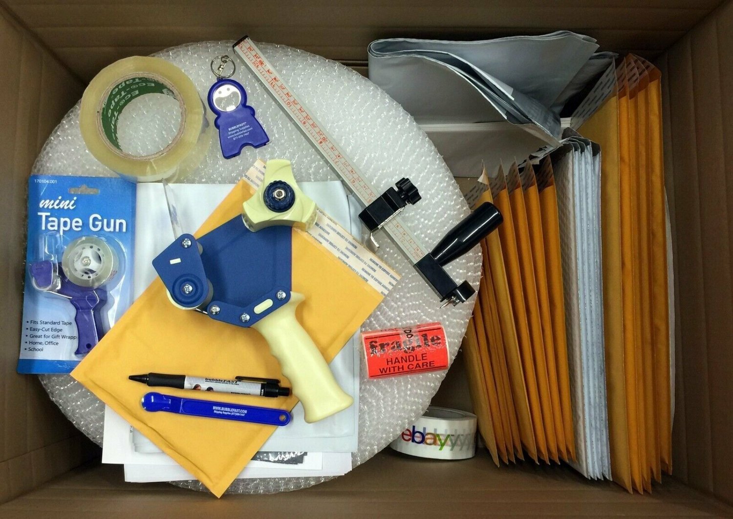 Bubblefast Shipping Supply Starter Kit for Ebay Sellers + Bonus Gift Certificate