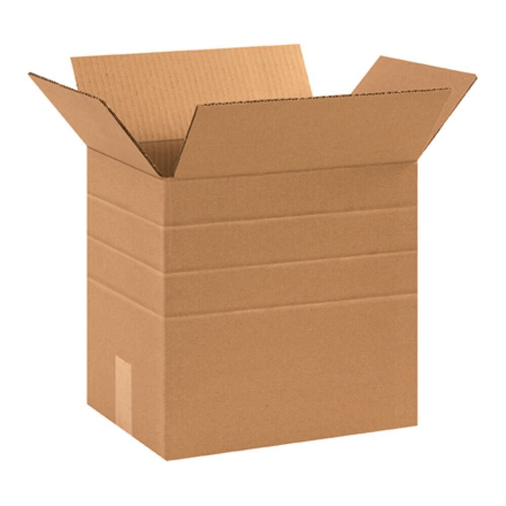 25 12-1/4" X 9-1/4" X 12" Multi-Depth Corrugated Boxes