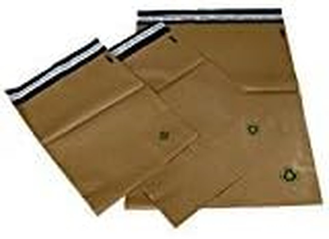 1000#2 (9" X 12") Unlined Biodegradable Self-Seal Poly Mailing Bags