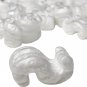 White Regular Loose Fill Shipping Packing Peanuts S-Shaped 22.5 Gal / 3 Cubic F