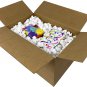 White Regular Loose Fill Shipping Packing Peanuts S-Shaped 22.5 Gal / 3 Cubic F