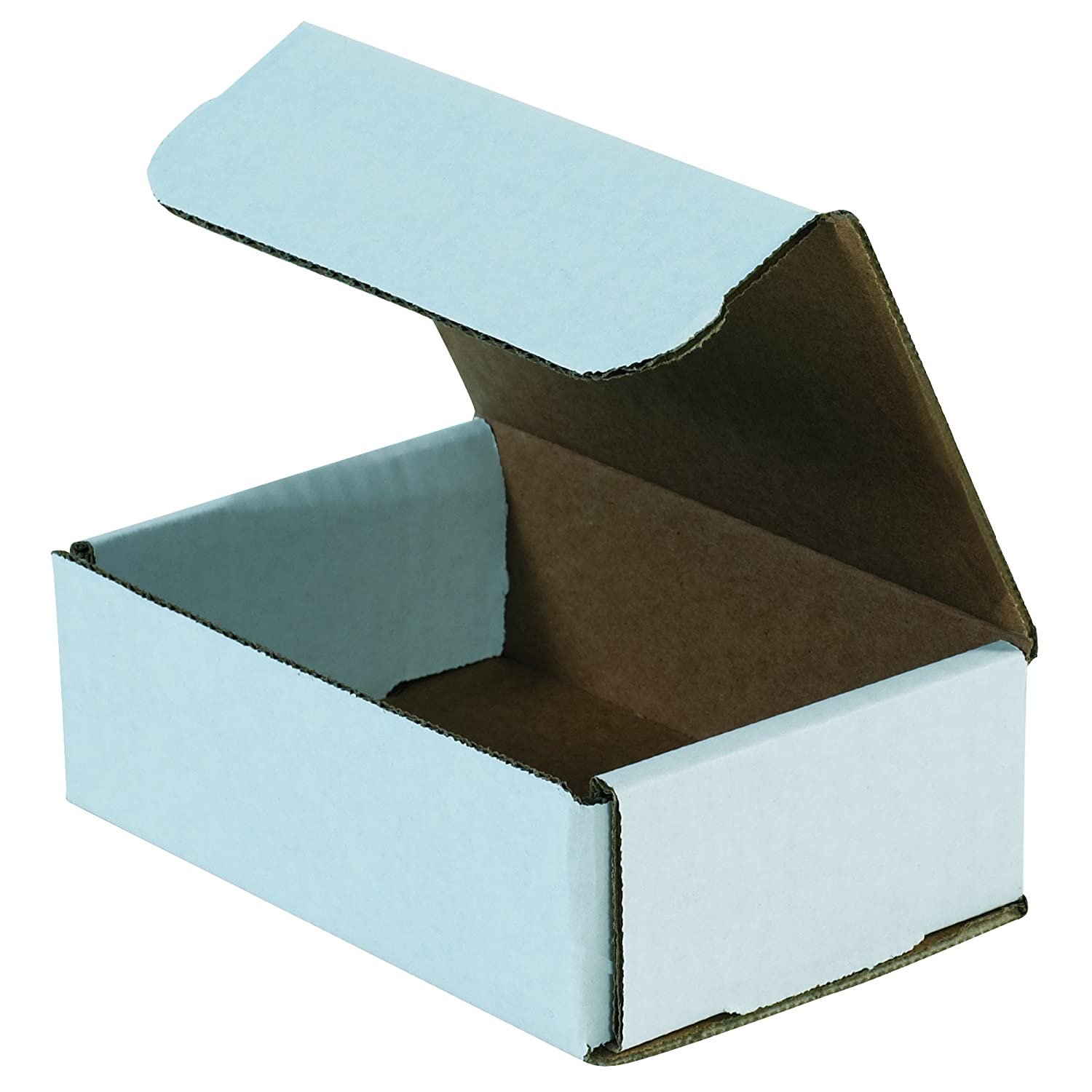 Shipping Boxes Small 6"L X 4"W X 1"H, 50-Pack | Corrugated Cardboard Box for Pa