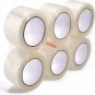6 Rolls Shipping Packaging Box Packing Sealing Tape 2 Mil 3" X 110 Yard 330FT Pa