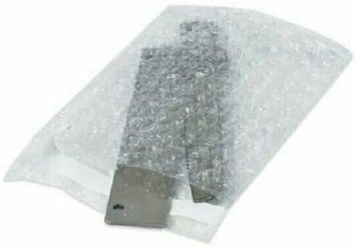 Clear Self-Seal Bubble Out Pouches Bags Wrap Cushioning, 6" x 8.5", Pack of 650