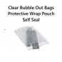 Clear Bubble Out Bags Protective Wrap Pouch Self Seal Vary Sizes Shipping Pack