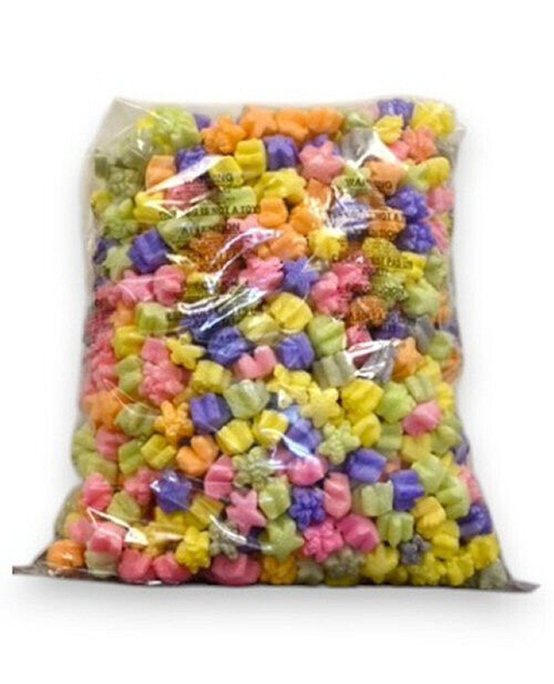 Minipak  Packing Peanuts Rainbow Stars Shape Minipak, .6 Cu Ft Biodegradable
