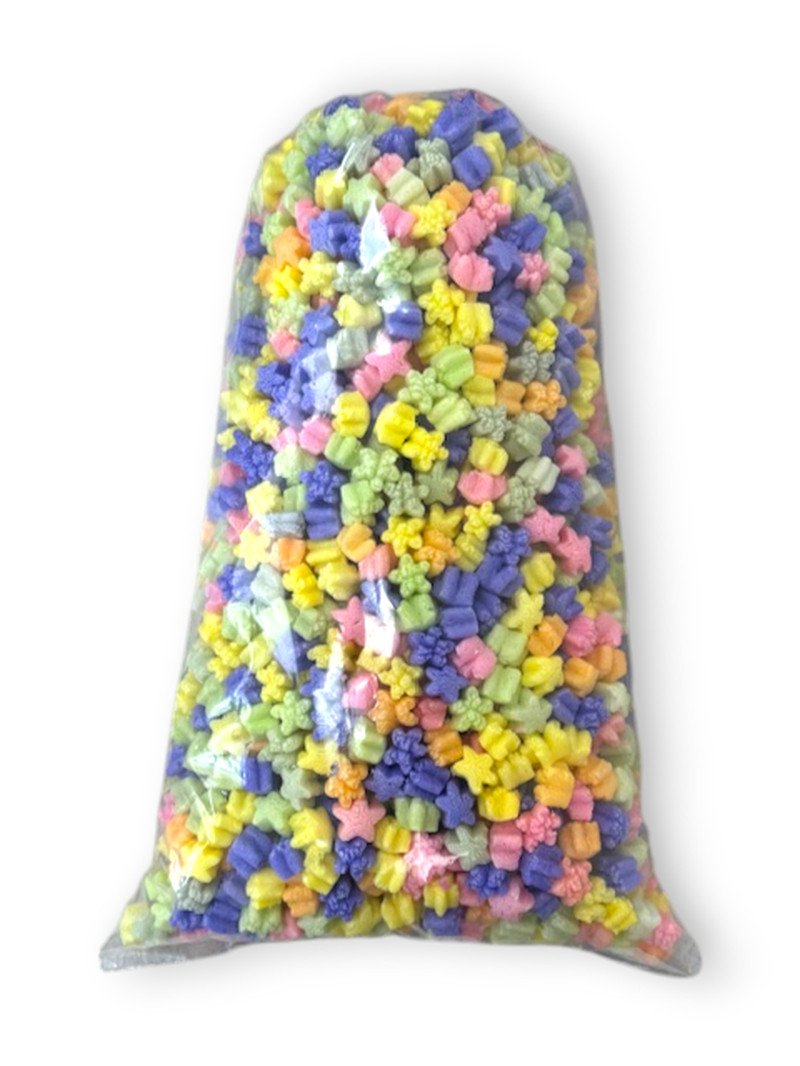 Minipak Rainbow Stars Biodegradable Packing Peanuts 1.5 Cu Ft Bag