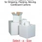 25 17.25"x11.25"x6" White Corrugated Boxes Shipping Packing Moving Cardboard