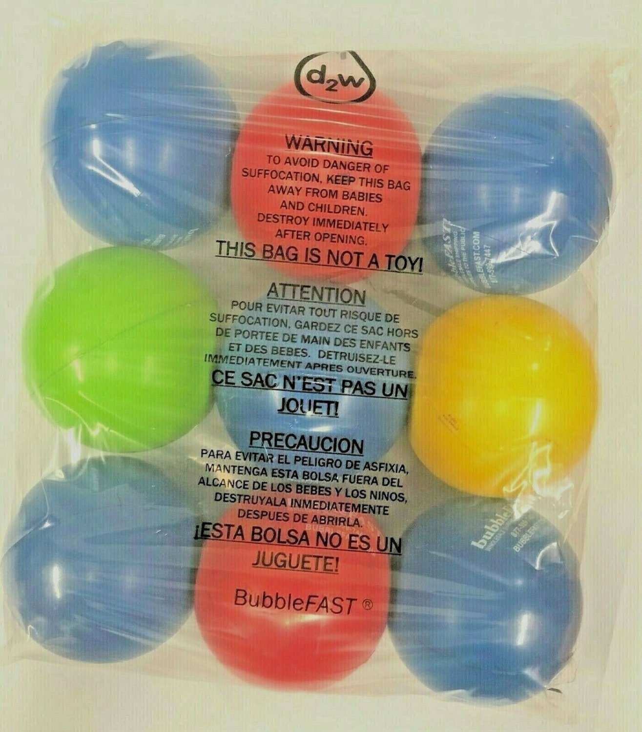 25 9x12 Biodegradable Self Seal Suffocation Warning Clear Poly Bags 1.5 mil