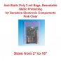 Anti-Static Poly 2 mil Bags, Resealable Static Protecting for Sensitive Electron