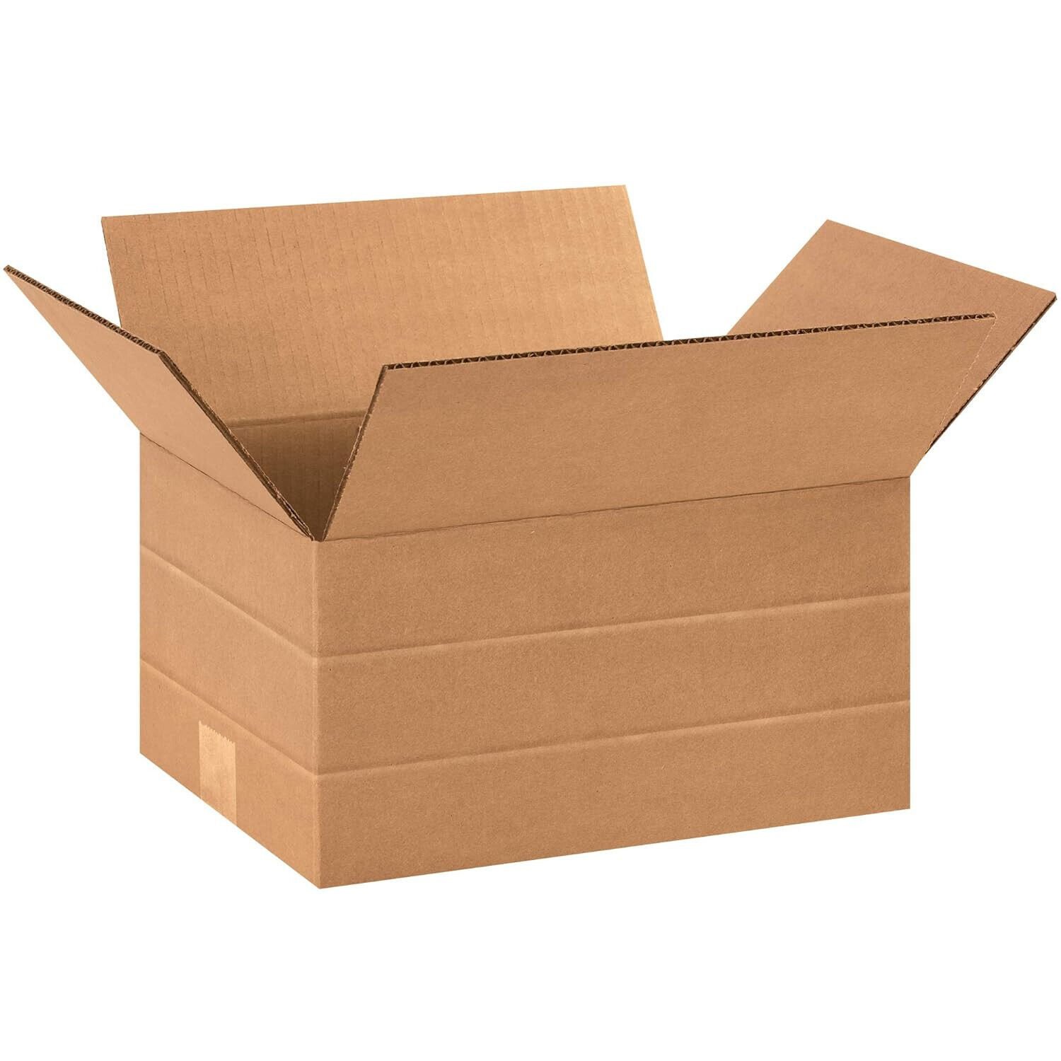 25 12" X 9" X (2",4",6") Multi-Depth Corrugated Boxes