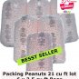 Packing Peanuts 6 x 3.5 Cu Ft Bags Pink Anti-Static 21-Gal Popcorn Free Shipping