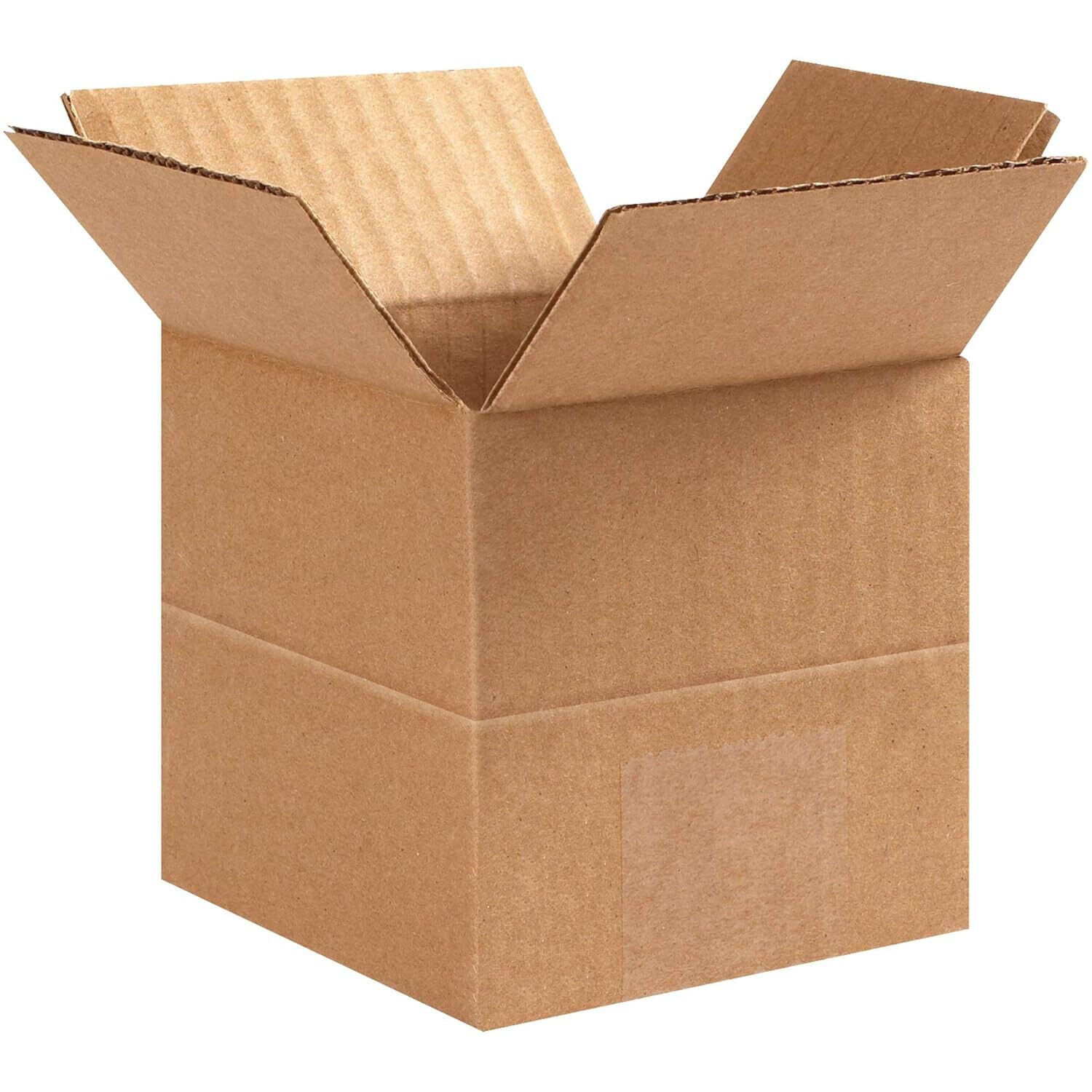 25 6" X 4" X (2",4") Multi-Depth Corrugated Boxes