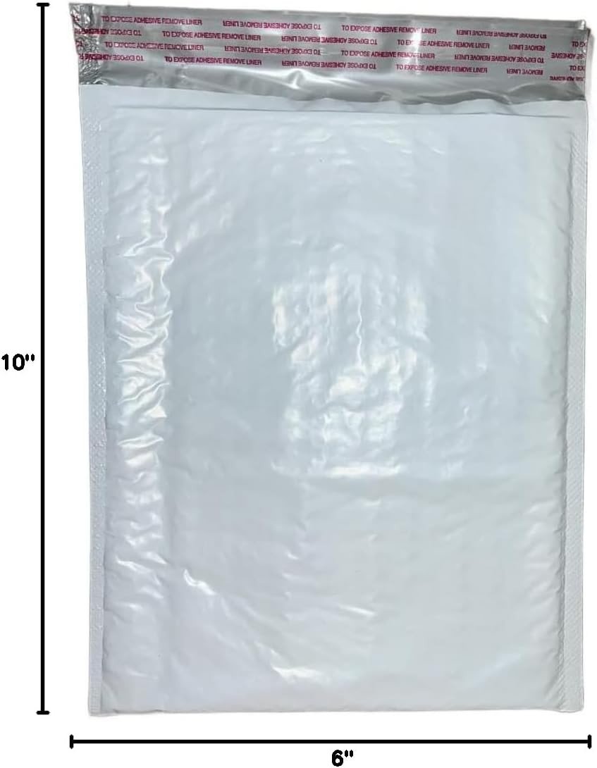 10#0 6X10 Poly Bubble Padded Envelopes Mailers Shipping Case 6"X10"