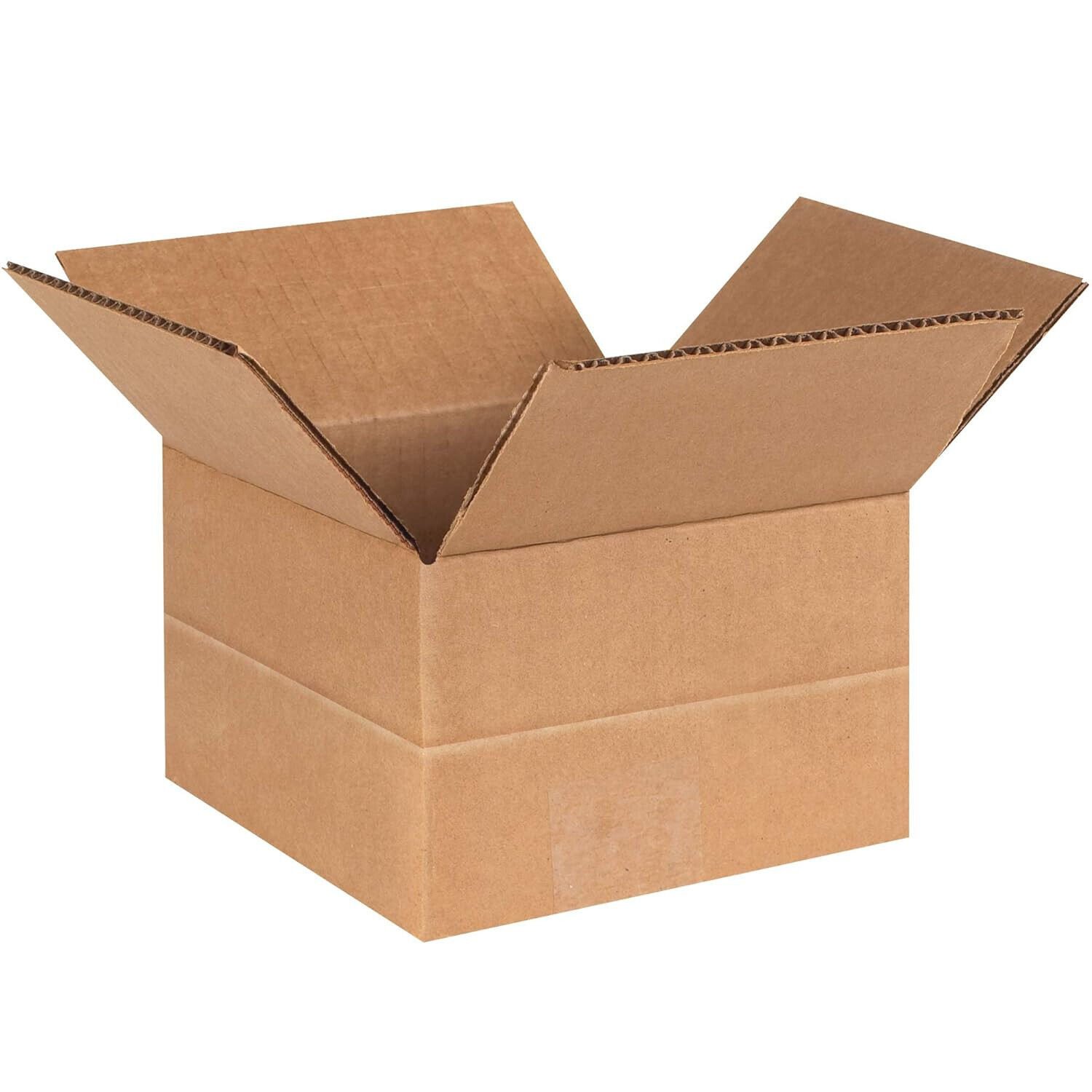 25 6" X 6" X (2" and 4") Multi-Depth Corrugated Boxes Strong safe Shipping