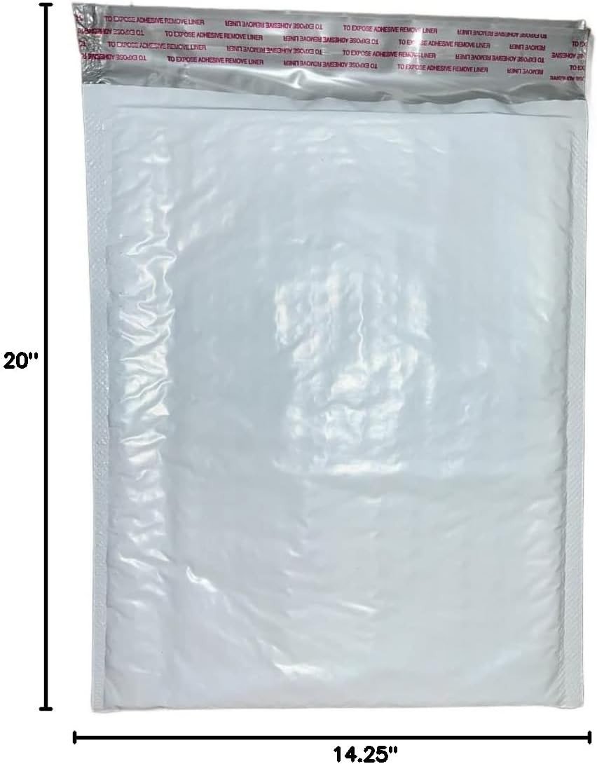 10#7 14.25X20 Poly Bubble Padded Envelopes Mailers Case 14.25"X20"