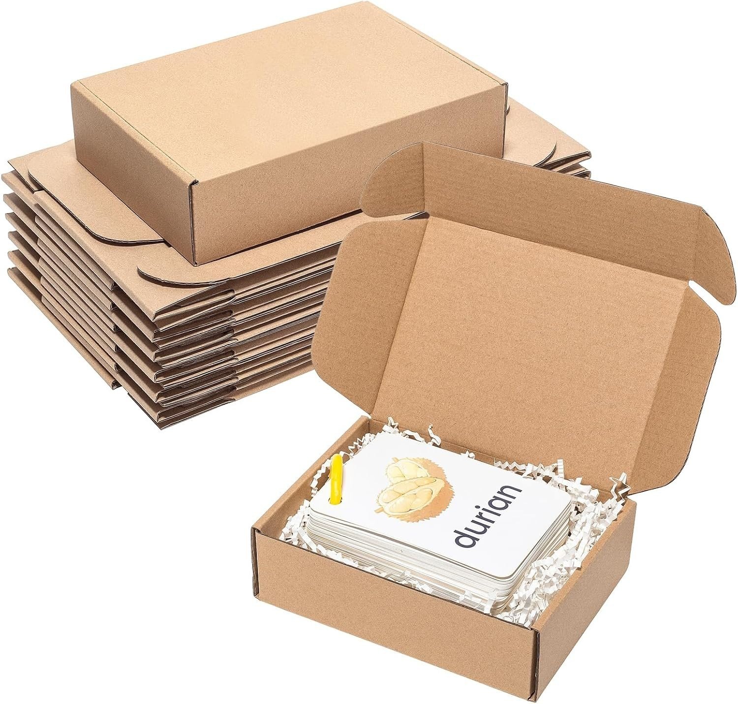 25 Pack Brown Corrugated Cardboard Box Vary Sizes Kraft Literature Mailer