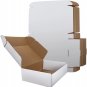 25 Pack Vary Sizes Shipping Boxes White Corrugated Cardboard Mailer Box