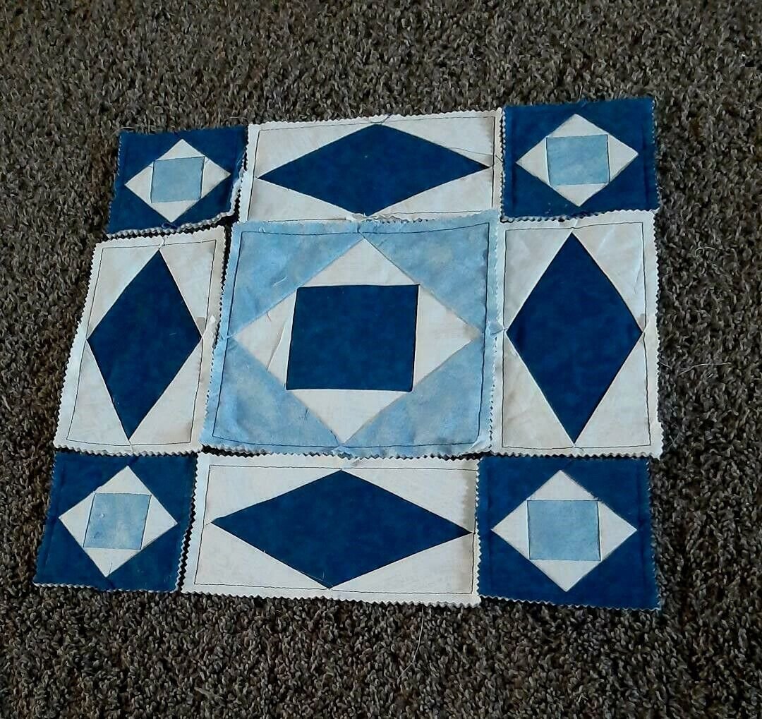 Quilt Kit Storm At Sea 20-16 Inch Blocks, Handcrafted in USA