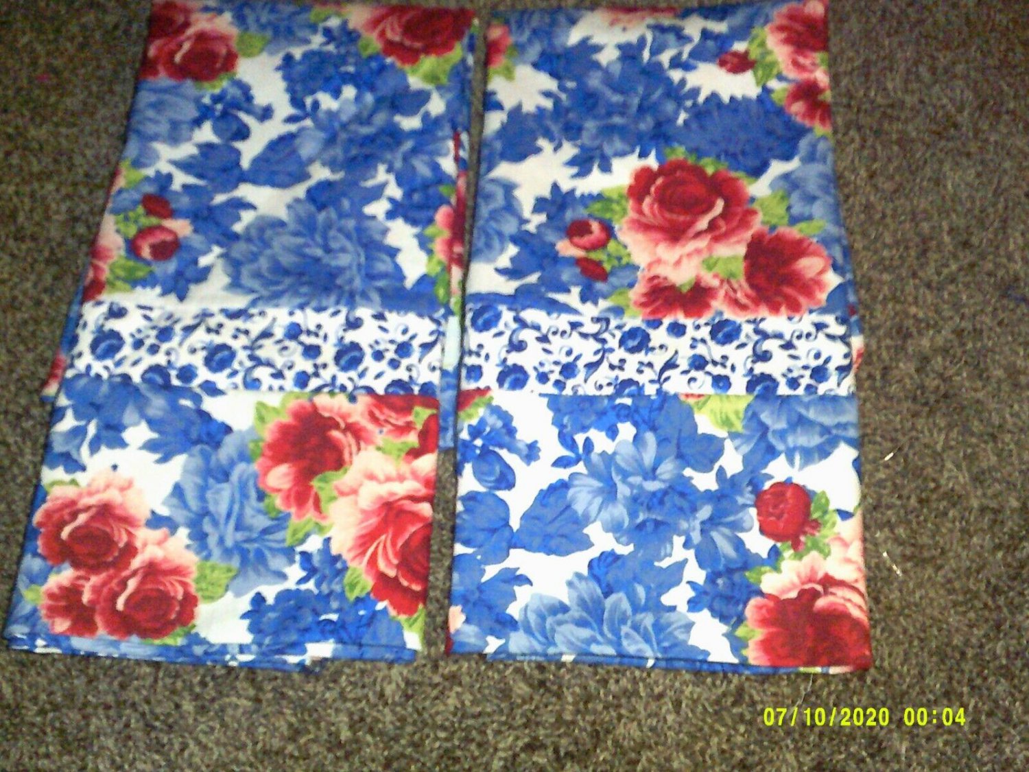 New Handmade Standard Size Set 100% Cotton  Made In USA,Pioneer Woman Fabric