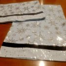 Silver Snuggle Flannel, Standard/Queen Set, Silver Design, 20 x 30