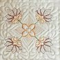 Baltimore Album Embroidered Quilt Blocks Set Of 12-12 inch  Satin or Cotton