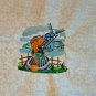 SunBonnet Sue at The Beach, 12-12.5 inch Tone on Tone White Background Blocks