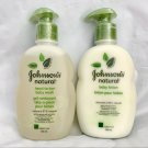Johnson's Baby Natural Nourishing Body Lotion & Head To Tow Body Wash 9oz ea NEW