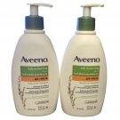 Lot of 2 Aveeno Daily Moisturizing Body Lotion 12 fl oz SPF 15 EXP 07/2024 NEW