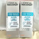 2 pack Loreal Men Expert Hydra Sensitive Moisturizer After Shave + Face Care NEW