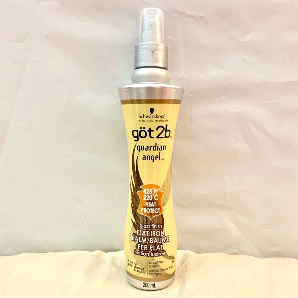 Schwarzkopf Got2b Guardian Angel Heat Protect Gloss Finish Flat Iron Spray NEW
