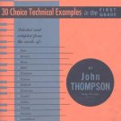 Technic for the Frist Year John Thompson 1950
